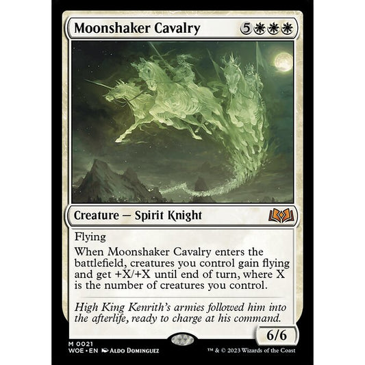 WOE_021 Moonshaker Cavalry MTG Magic: The Gathering: Wilds of Eldraine Mythical