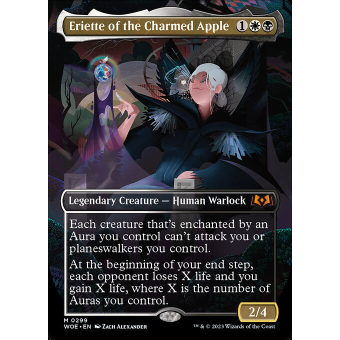 WOE_299 Eriette of the Charmed Apple_BL AA MTG Magic: The Gathering: Wilds of Eldraine Mythical