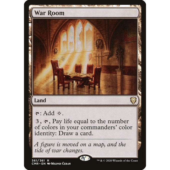 CMR_361 War Room MTG Magic: The Gathering: Commander Legends Rare