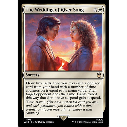 WHO_031 The Wedding of River Song MTG Magic: The Gathering: Doctor Who Rare
