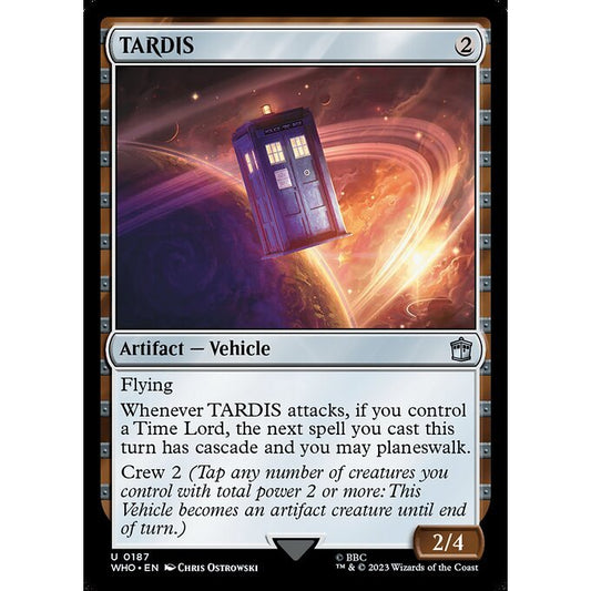 WHO_187 TARDIS MTG Magic: The Gathering: Doctor Who Uncommon