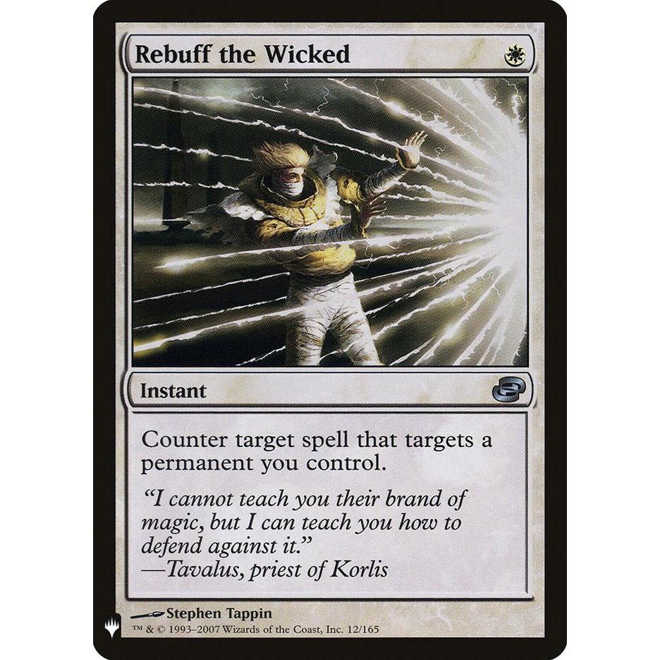 PLC_012 Rebuff the Wicked *The List* MTG Magic: The Gathering: Planar Chaos Uncommon