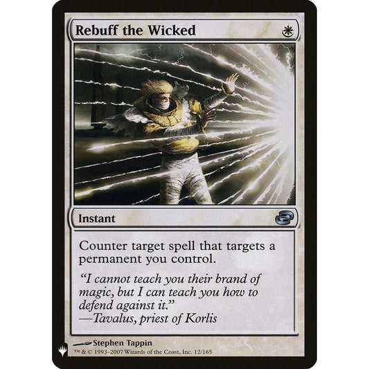 PLC_012 Rebuff the Wicked *The List* MTG Magic: The Gathering: Planar Chaos Uncommon