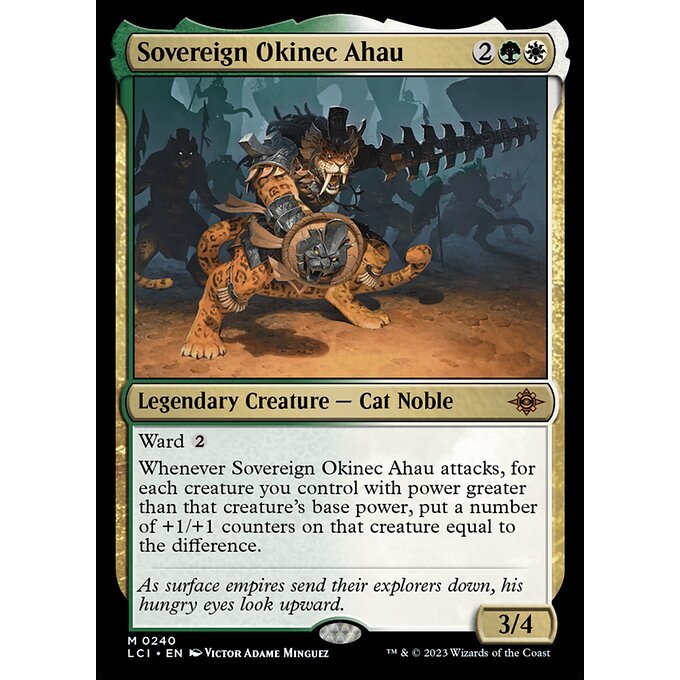 LCI_240 Sovereign Okinec Ahau MTG Magic: The Gathering: Lost Caverns of Ixalan Mythical