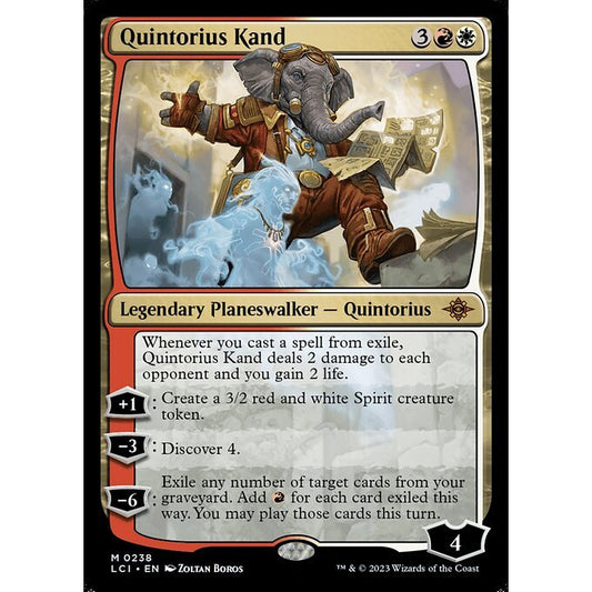 LCI_238 Quintorius Kand MTG Magic: The Gathering: Lost Caverns of Ixalan Mythical
