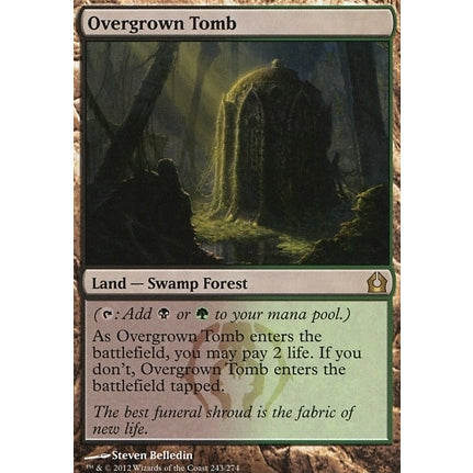 RTR_243 Overgrown Tomb MTG Magic: The Gathering: Return to Ravnica Rare