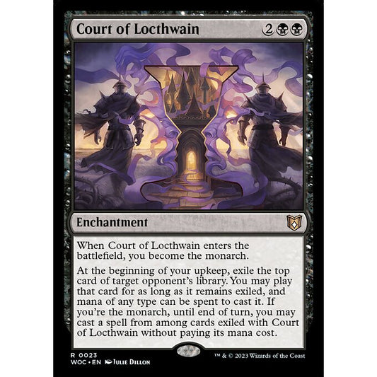 WOC_023 Court of Locthwain MTG Magic: The Gathering: Wilds of Eldraine: Commander Rare