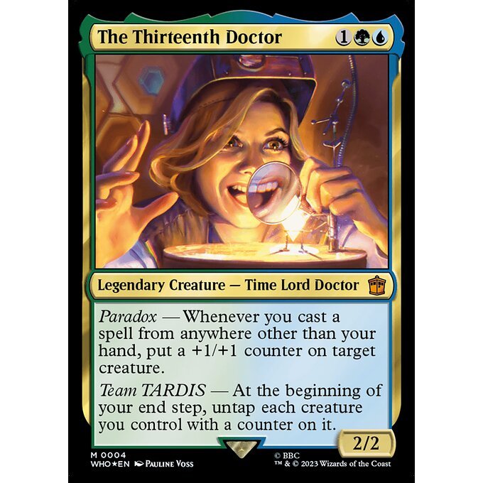 WHO_004 The Thirteenth Doctor MTG Magic: The Gathering: Doctor Who Commanders Mythical