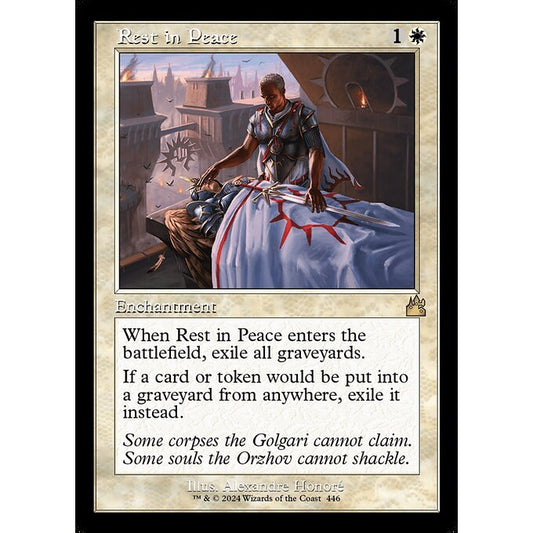 RVR_446 Rest in Peace Retro Frame MTG Magic: The Gathering: Ravnica Remastered Rare