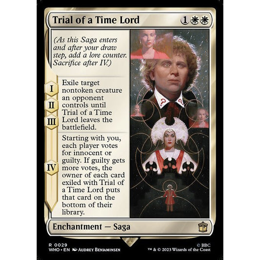 WHO_029 Trial of a Time Lord MTG Magic: The Gathering: Doctor Who Rare