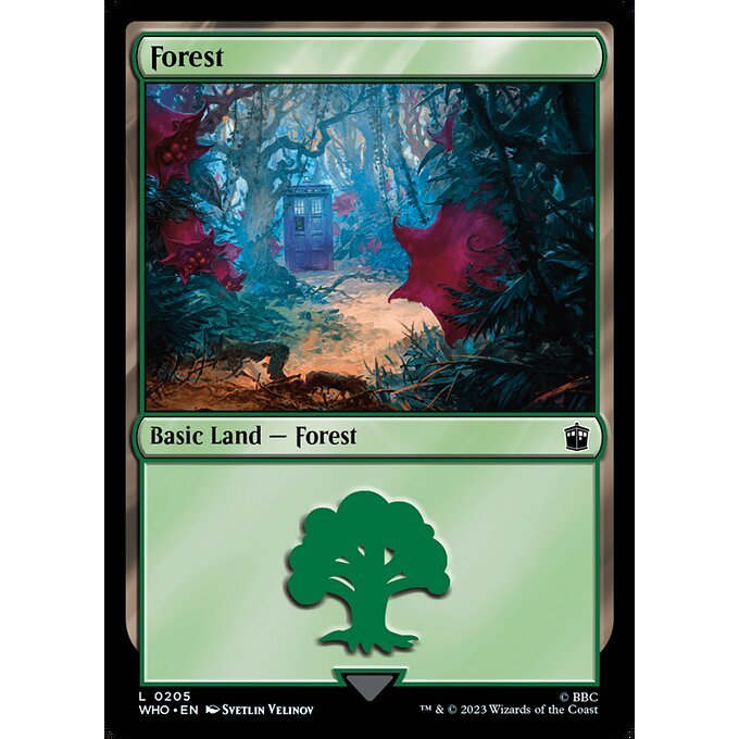 DOCTOR WHO Choose Your Cards MTG Magic: The Gathering Basic Lands and Surge Foil