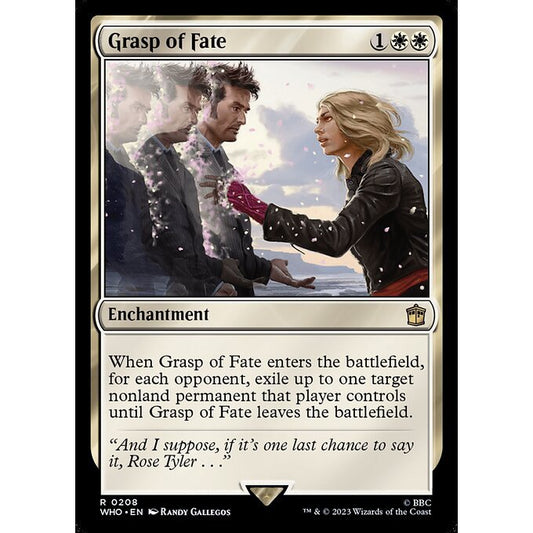 WHO_208 Grasp of Fate MTG Magic: The Gathering: Doctor Who Rare