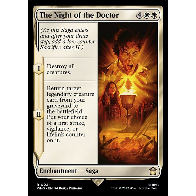 WHO_024 The Night of the Doctor MTG Magic: The Gathering: Doctor Who Rare