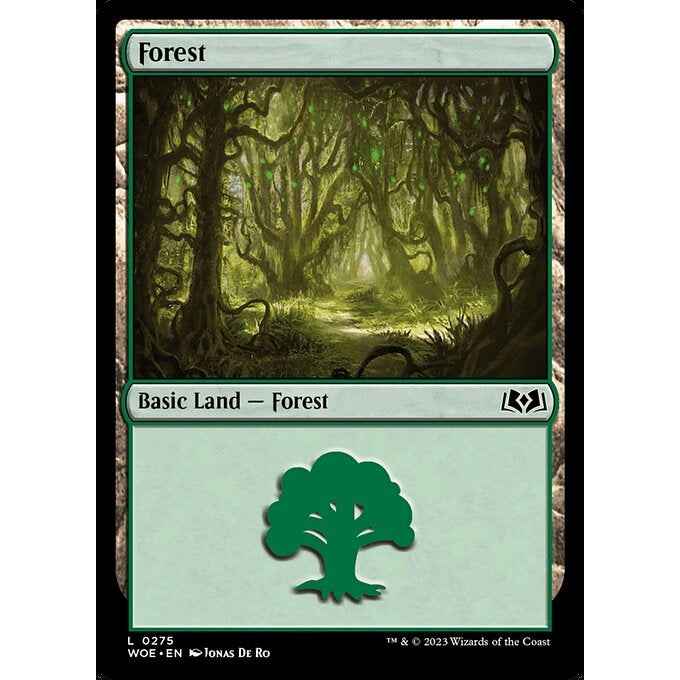 WOE WILDS OF ELDRAINE FULL ART AND NORMAL BASIC LAND Choose Your Cards MTG Magic: The Gathering Lands