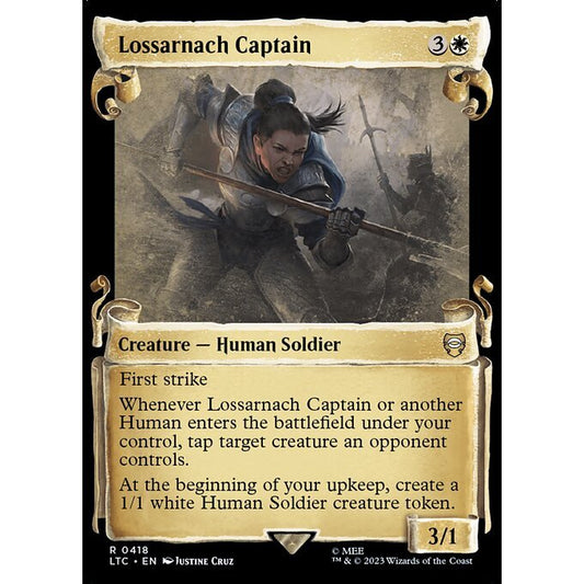 LTC_418 Lossarnach Captain MTG Magic: The Gathering: Lord of the Rings Scroll Frame Rare