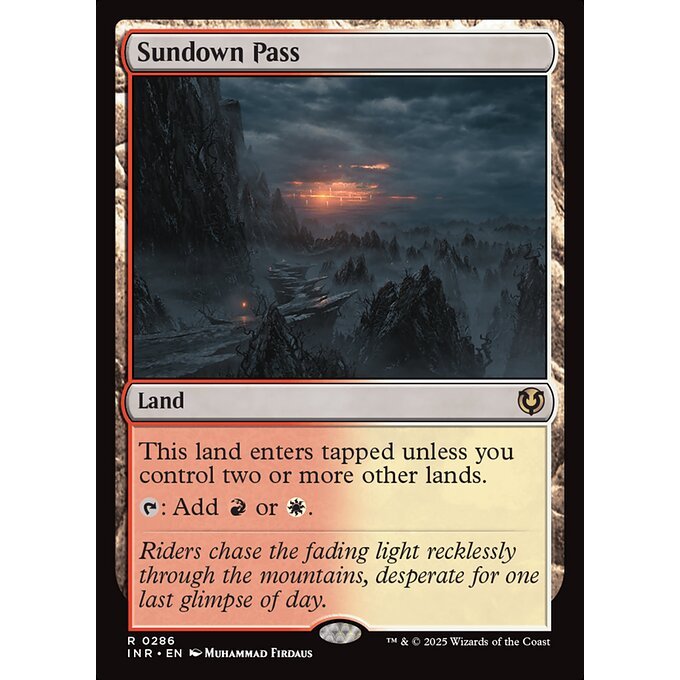 INR_286 Sundown Pass *Innistrad Remastered* MTG Magic: The Gathering_Rare