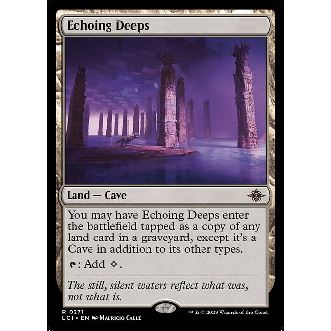 LCI_271 Echoing Deeps MTG Magic: The Gathering: Lost Caverns of Ixalan Rare
