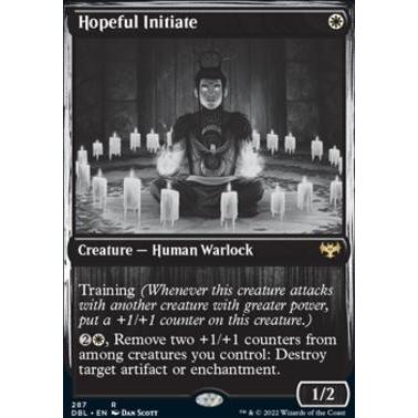 DBL_287 HOPEFUL INITIATE MTG Magic: The Gathering: Innistrad: Double Feature Rare
