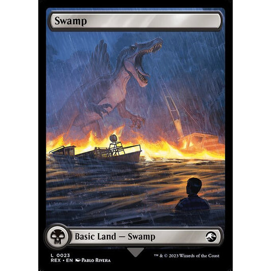 REX_023 Swamp // Swamp MTG Magic: The Gathering: Lost Caverns of Ixalan: Commander Common