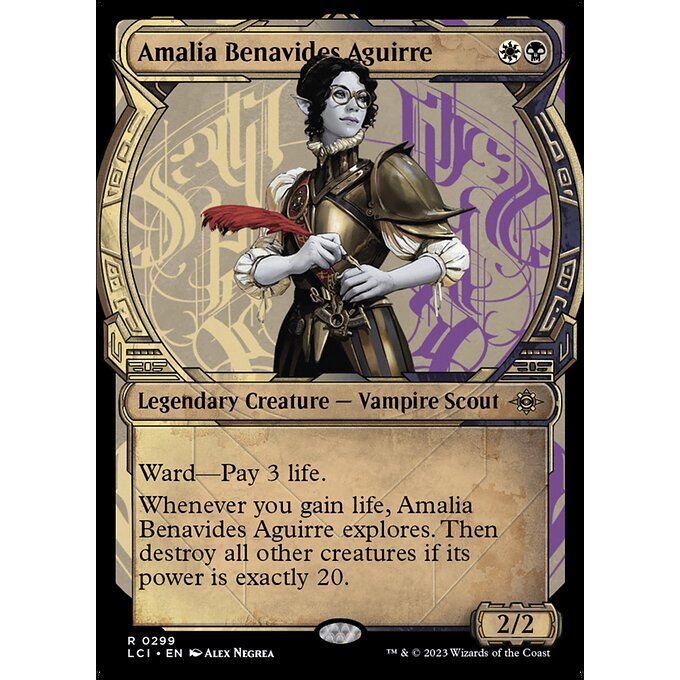 LCI_299 Amalia Benavides Aguirre *Showcase* MTG Magic: The Gathering: Lost Caverns of Ixalan Rare