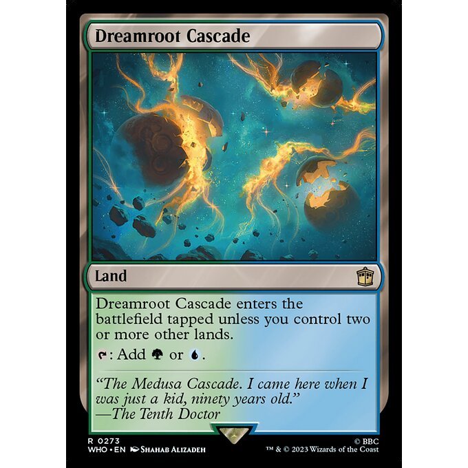 WHO_273 Dreamroot Cascade MTG Magic: The Gathering: Doctor Who Rare