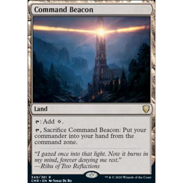 CMR_349 Command Beacon MTG Magic: The Gathering: Commander Legends Rare