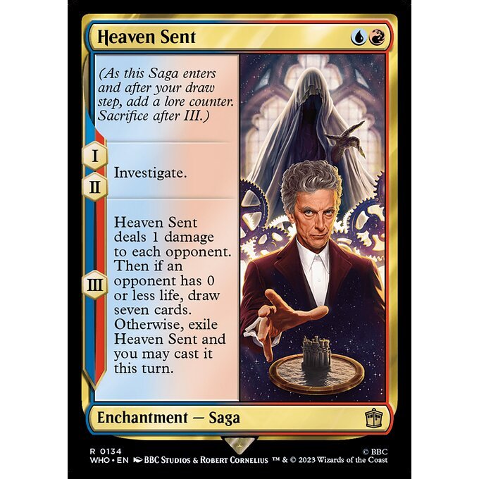 WHO_134 Heaven Sent MTG Magic: The Gathering: Doctor Who Rare