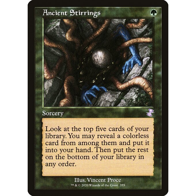 TSR_355 Ancient Stirrings MTG Magic: The Gathering: Time Spiral Remastered: Timeshifted
