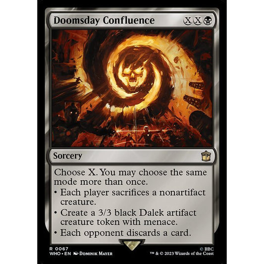 WHO_067 Doomsday Confluence MTG Magic: The Gathering: Doctor Who Rare
