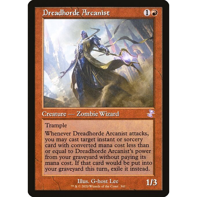 TSR_341 Dreadhorde Arcanist MTG Magic: The Gathering: Time Spiral Remastered: Timeshifted