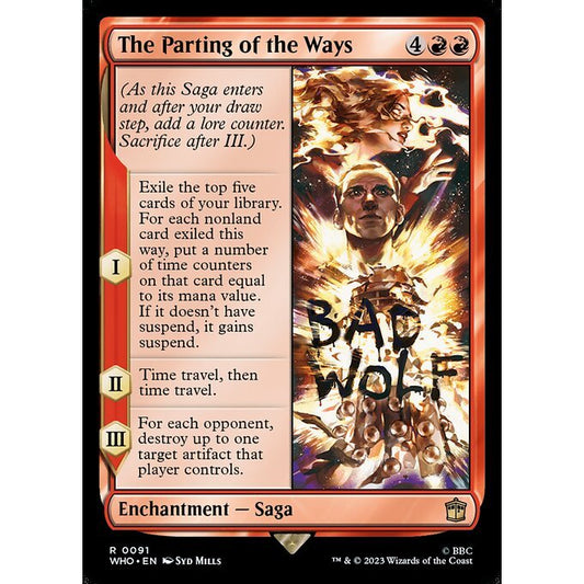 WHO_091 The Parting of the Ways MTG Magic: The Gathering: Doctor Who Rare