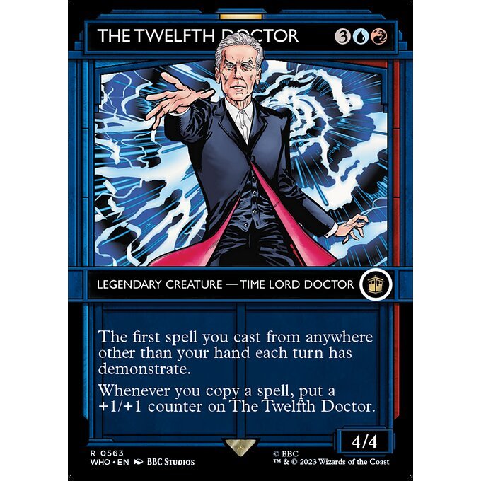 WHO_563 The Twelfth Doctor Tardis Showcase MTG Magic: The Gathering: Doctor Who Rare