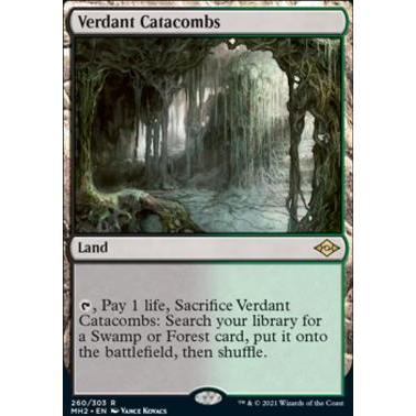 MH2_260 Verdant Catacombs Fetch Land MTG Magic: The Gathering: Modern Horizons 2 Rare