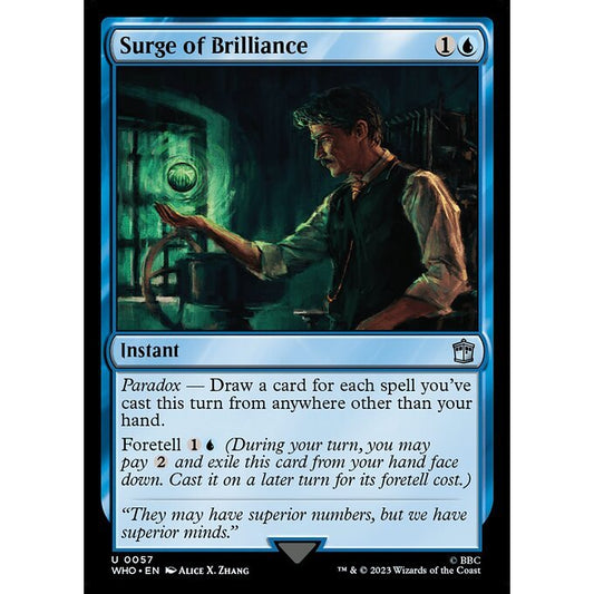 WHO_057 Surge of Brilliance MTG Magic: The Gathering: Doctor Who Uncommon