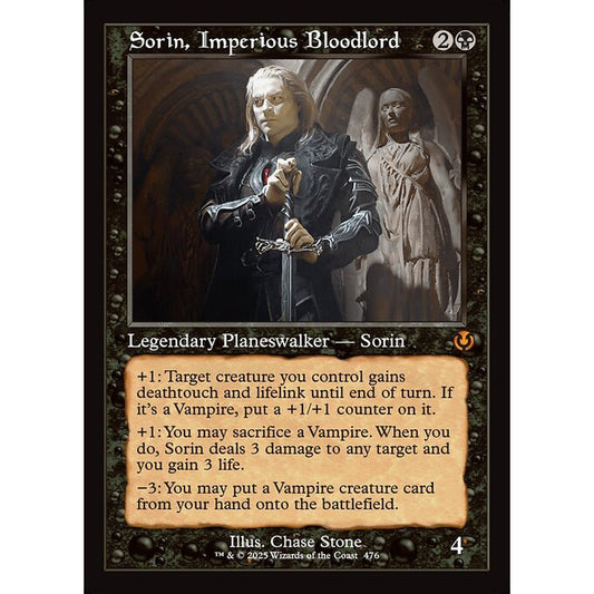 INR_476 Sorin, Imperious Bloodlord *Innistrad Remastered* *Retro Frame* MTG Magic: The Gathering_Mythic
