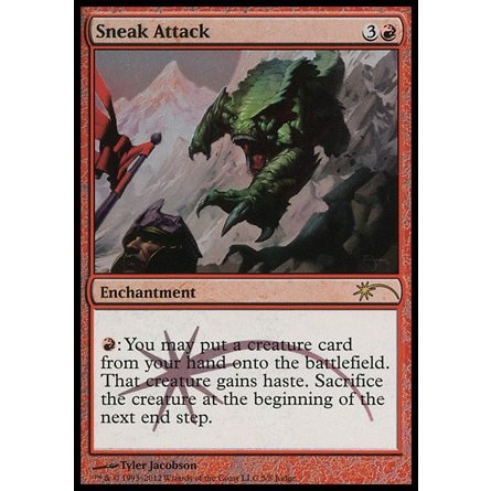 G12_005 SNEAK ATTACK MTG: Magic the Gathering: Judge Gift Card 2012