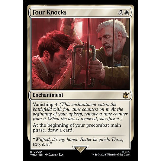 WHO_020 Four Knocks MTG Magic: The Gathering: Doctor Who Rare