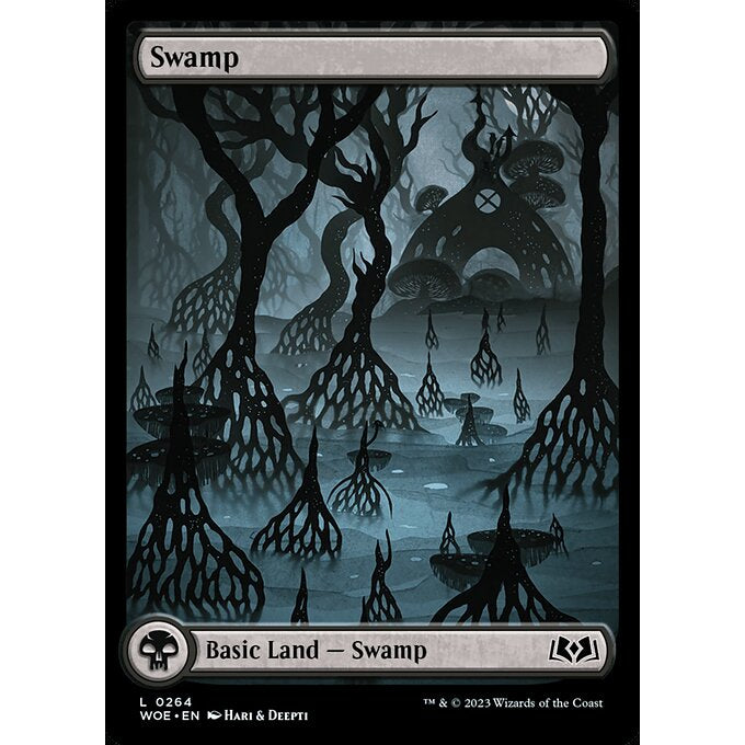 WOE WILDS OF ELDRAINE FULL ART AND NORMAL BASIC LAND Choose Your Cards MTG Magic: The Gathering Lands