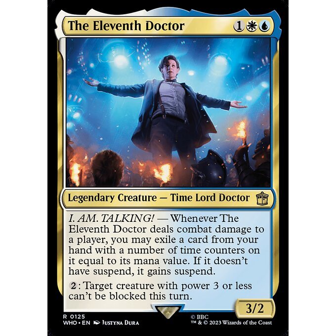 WHO_125 The Eleventh Doctor MTG Magic: The Gathering: Doctor Who Rare