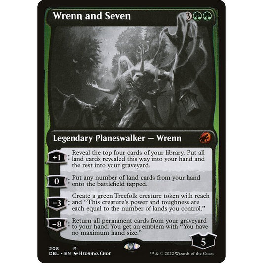 DBL_208 Wrenn and Seven MTG Magic: The Gathering: Innistrad: Double Feature Mythical