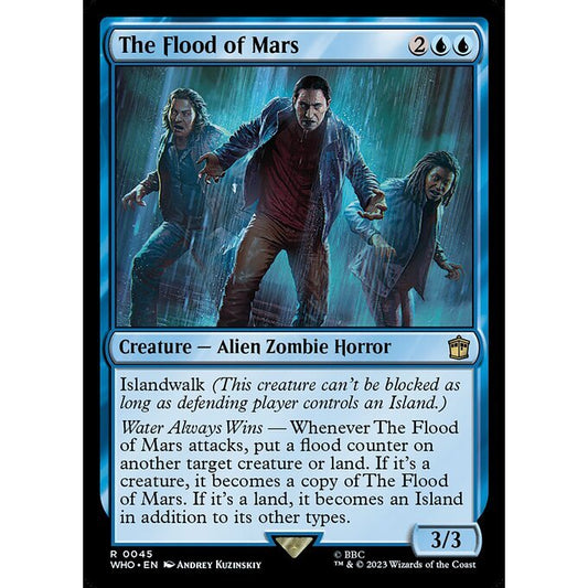 WHO_045 The Flood of Mars MTG Magic: The Gathering: Doctor Who Rare
