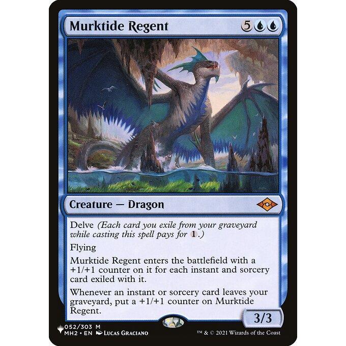 MH2_052 Murktide Regent *The List* MTG Magic: The Gathering: Modern Horizons 2 Mythic