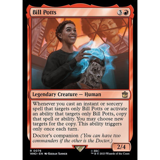 WHO_076 Bill Potts MTG Magic: The Gathering: Doctor Who Rare