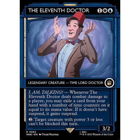 WHO_562 The Eleventh Doctor Tardis Showcase MTG Magic: The Gathering: Doctor Who Rare