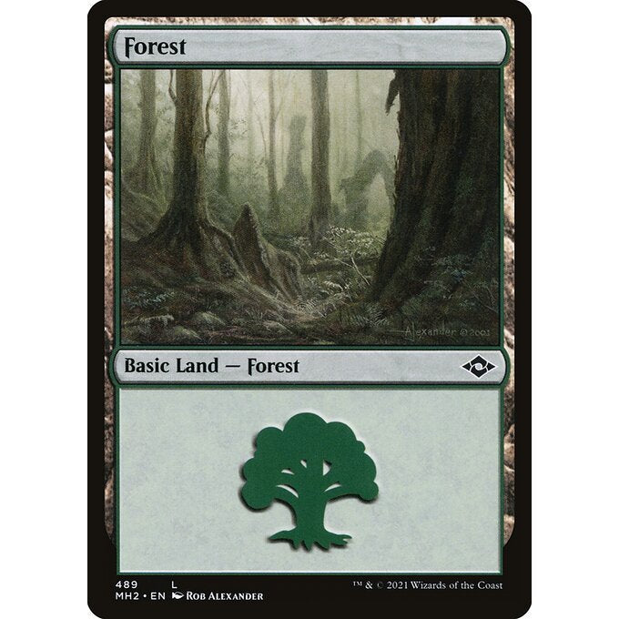 MH2 MODERN HORIZONS 2 Etched Foil BASIC LANDS Choose Your Cards MTG Magic: The Gathering Basic Land