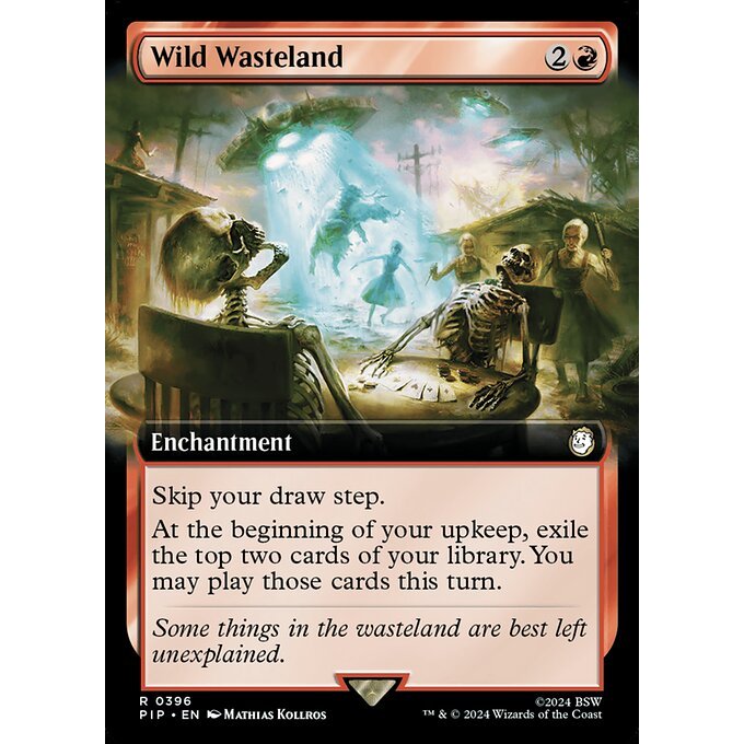 PIP_396 Wild Wasteland *Extended Art EA* MTG Magic: The Gathering: Fallout_Rare