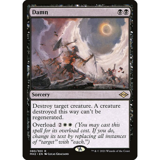MH2_080 Damn MTG Magic: The Gathering Modern Horizons 2 Rare