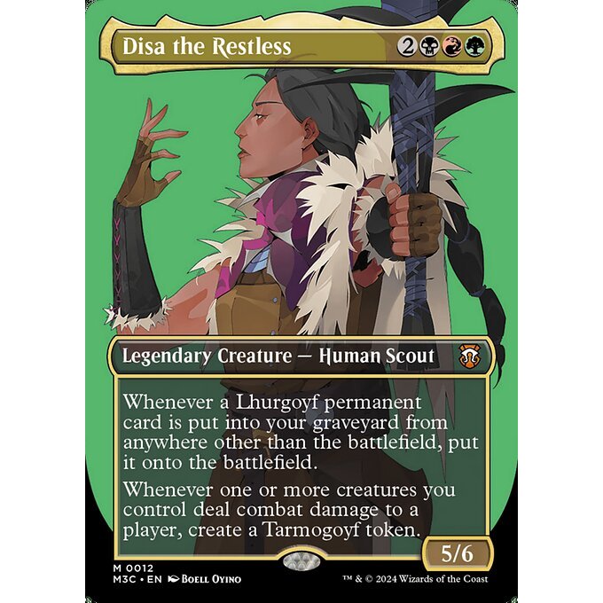M3C_012 Disa the Restless *Profile BL* MTG Magic: The Gathering: Modern Horizons 3 Commander_Mythic