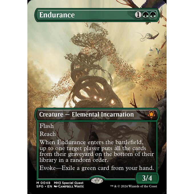 SPG_048 Endurance *EA Borderless* MTG Magic: The Gathering: MH3 Special Guests_Mythic