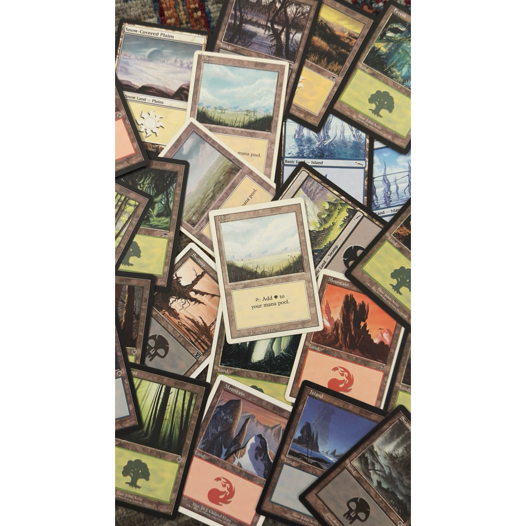Vintage White Border & Retro Frame Basic Lands (Choose Your Cards Inside) Magic: the Gathering 4th Ed to Onslaught